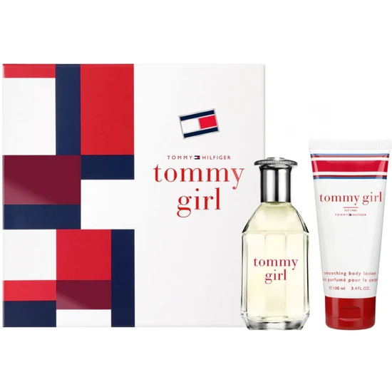Tommy Hilfiger Tommy Girl Eau De Toilette 50ml + Body Lotion 100ml Gift Set
