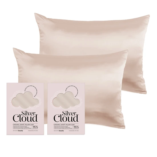Silver Cloud Satin Pillowcase Twinpack