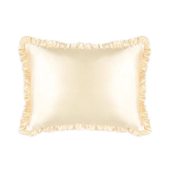 Silver Cloud Satin Frilly Pillowcase Buttercup Collection