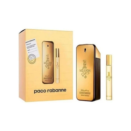 Paco Rabanne 1 Million Eau De Toilette 100ml + Eau De Toilette 20ml Gift Set For Him