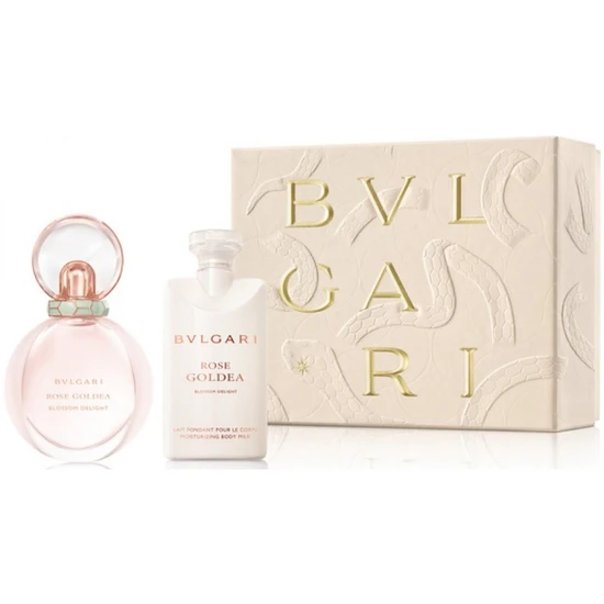 Bvlgari Rose Goldea Blossom Delight Gift Set 50ml Eau De Parfum + 75ml Body Lotion