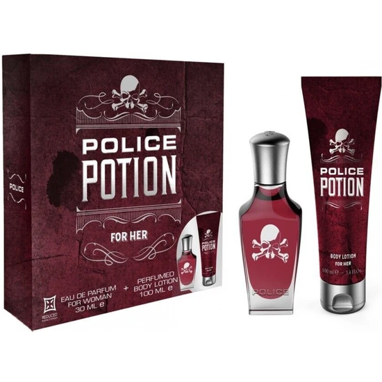 Police Potion For Her Gift Set 30ml Eau De Parfum + 100ml Body Lotion