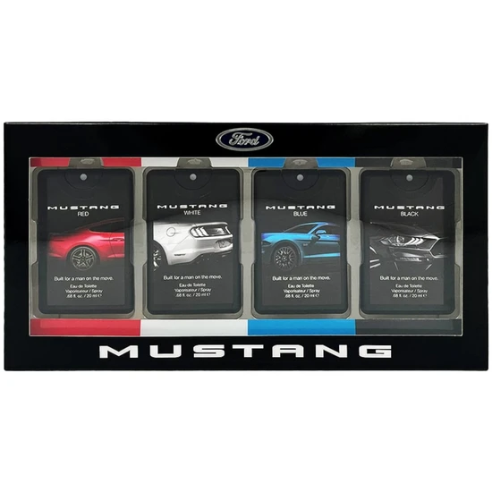 Mustang Pocketspray Coffret Eau De Toilette Gift Set