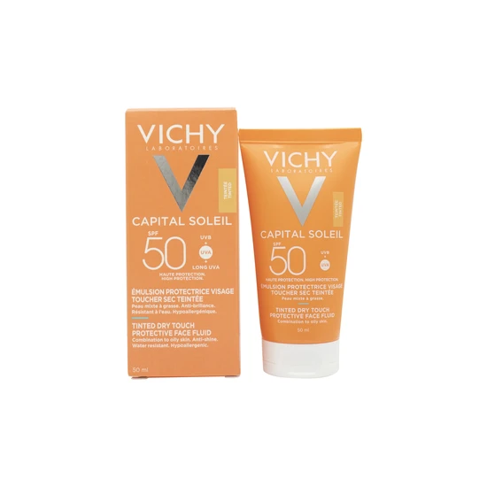 Vichy Capital Soleil Tinted Dry Touch Protective Face Fluid SPF 50+