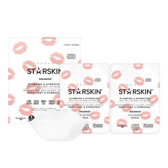 STARSKIN Dreamkiss Plumping & Hydrating Bio-Cellulose Lip Mask