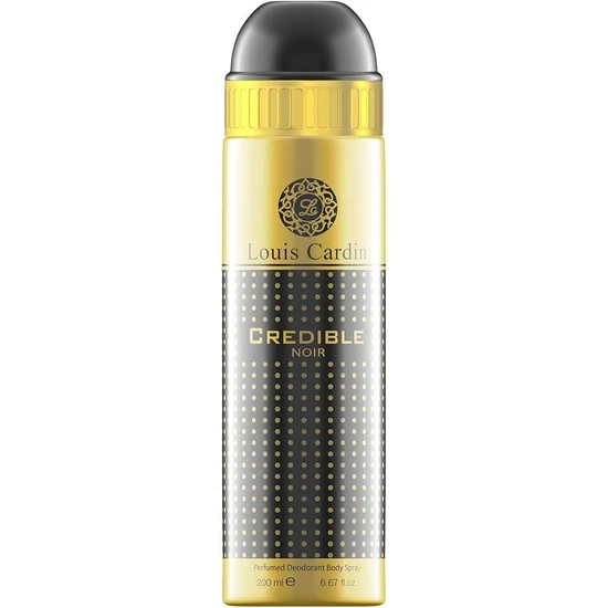 Louis Cardin Credible Noir Deodorant Spray