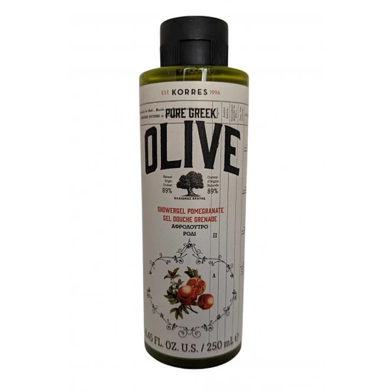 Korres Shower Gel Made With Pure Greek Olives