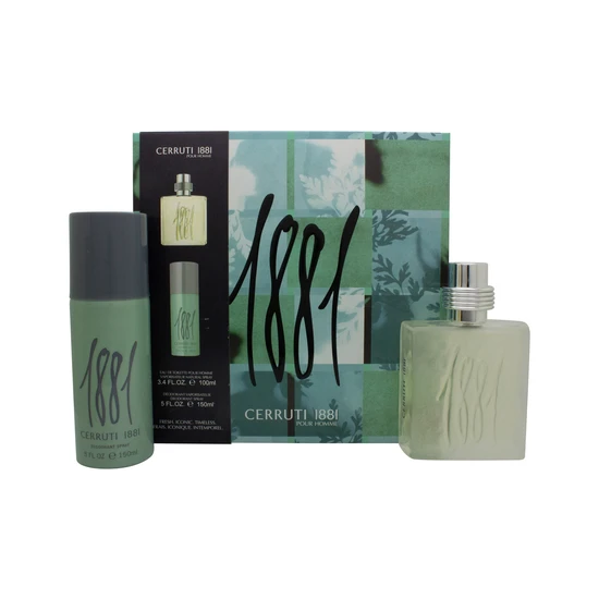 Cerruti 1881 Gift Set 100Ml Eau De Toilette + 150Ml Deodorant Spray