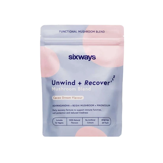 Sixways Unwind + Recover Mushroom Blend