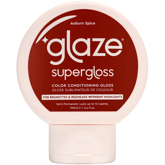 Glaze Supergloss Colour Conditioning Hair Gloss Auburn Spice