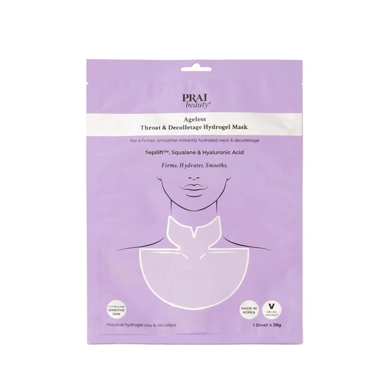 PRAI Ageless Neck & Decolletage Hydrogel Mask