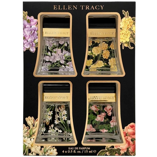 Ellen Tracy Eau De Parfum Gift Set Radiant, Courageous, Confident, Inspiring