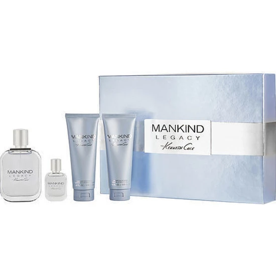 Kenneth Cole Mankind Legacy Gift Set 100ml Eau De Toilette + 30ml Eau De Toilette + 100ml Aftershave Balm + 100ml Shower Gel
