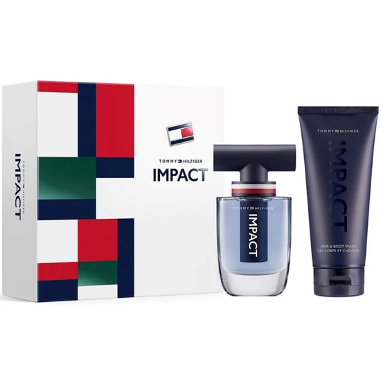 Tommy Hilfiger Impact Eau De Toilette 50ml + Body Wash 100ml Gift Set For Him