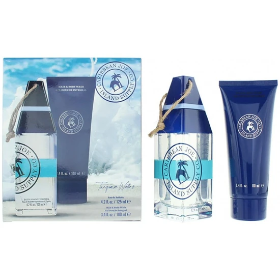 Caribbean Joe Turquoise Waters Eau De Toilette 125ml Gift Set