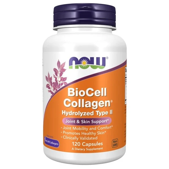 NOW Foods BioCell Collagen Hydrolyzed Type II Capsules