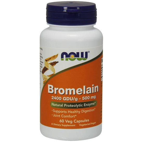 Now Foods Bromelain 500Mg 60 Capsules
