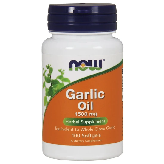 Now Foods Garlic Oil 1500Mg 100 Softgels