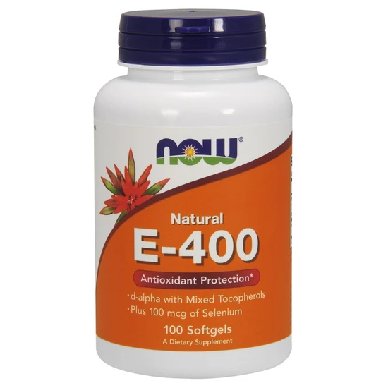 Now Foods Vitamin E-400Iu With Selenium Softgels 100