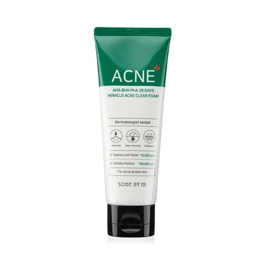 Some by Mi AHA-BHA-PHA 30 Days Miracle Acne Clear Foam