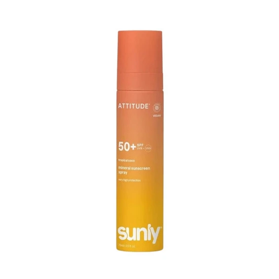 Attitude Sunly Mineral Sunscreen Spray SPF 50+ Tropical Coco