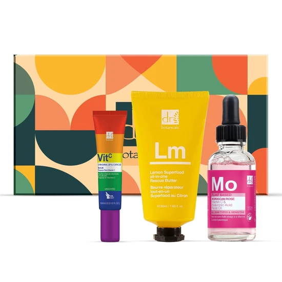 Dr Botanicals Vegan Best Sellers Skin Care Gift Set
