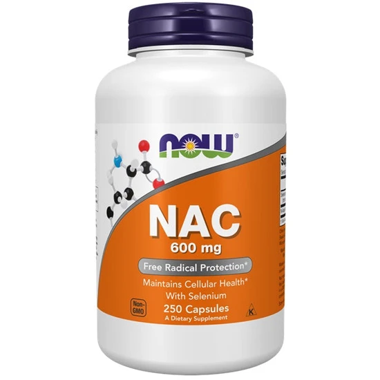 Now Foods Nac With Selenium 600Mg - 250 Capsules