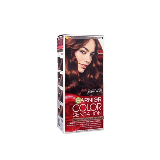 Garnier Colour Sensation Permanent Hair Dye 5.35 Cinnamon Brown