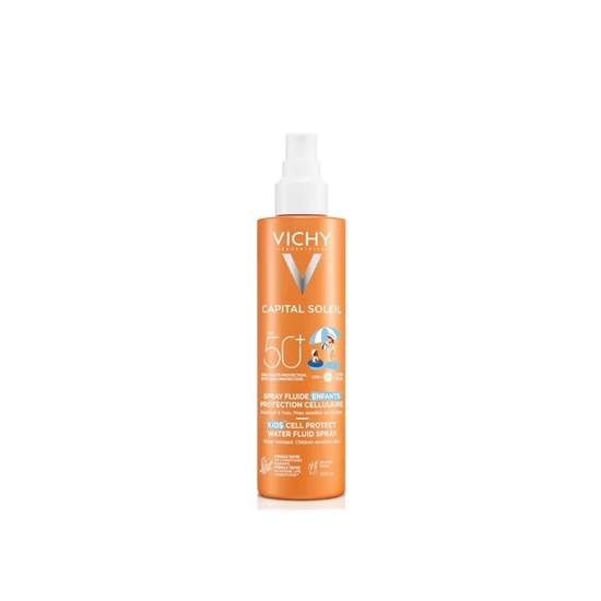 Vichy Capital Soleil Kids Cell Protect Water Fluid Spray Spf 50+ 200Ml