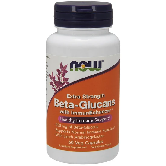 Now Foods Beta-Glucans With Immunenhancer Extra Strength 60 Capsules