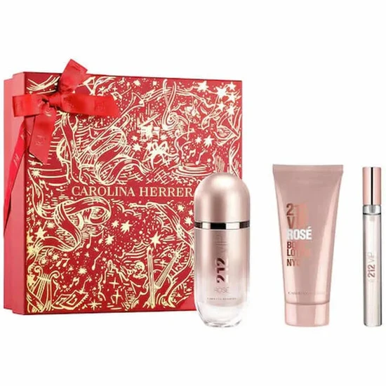 Carolina Herrera 212 Vip Rose Eau De Parfum Gift Set