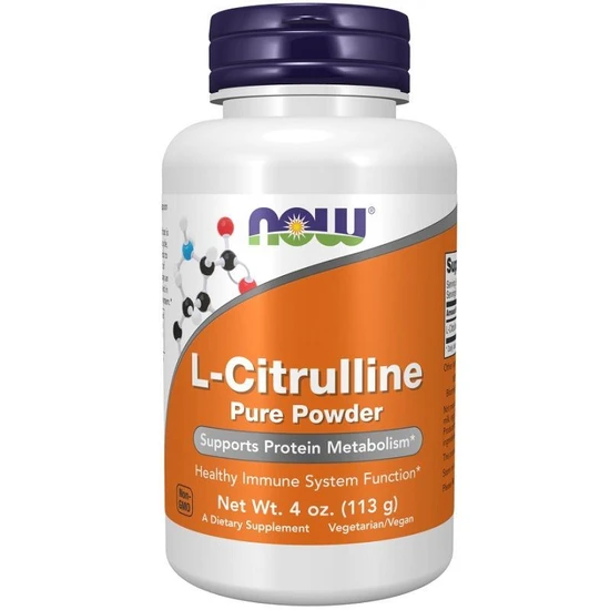 NOW Foods L-Citrulline Pure Powder