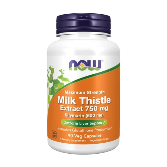 NOW Foods Milk Thistle Extract 750mg Maximum Strength