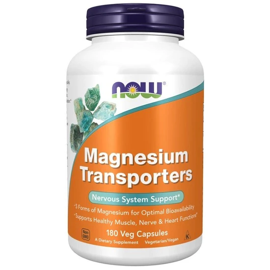 Now Foods Magnesium Transporters Capsules 180 Capsules