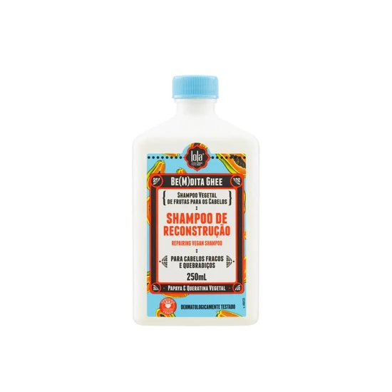 Lola Bemdita Ghee Papaya & Queratina Vegetal Repairing Vegan Shampoo