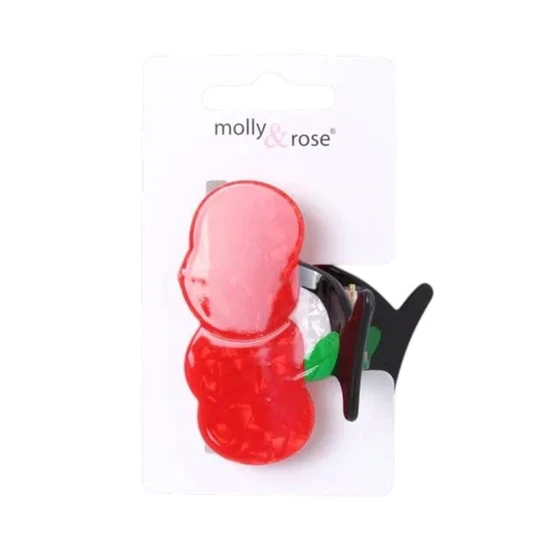Molly And Rose Cherry Shaped Pearlescent Clamp