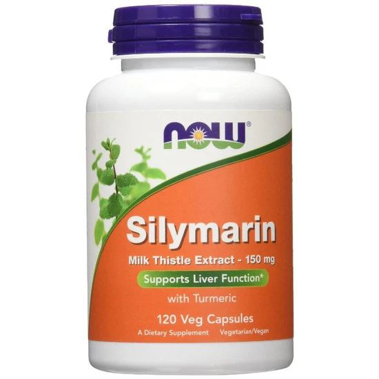 NOW Foods Milk Thistle Extract With Turmeric, 150mg Vegicaps