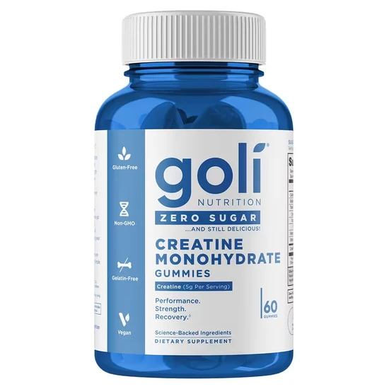 Goli Nutrition Zero Sugar Creatine Monohydrate Gummies