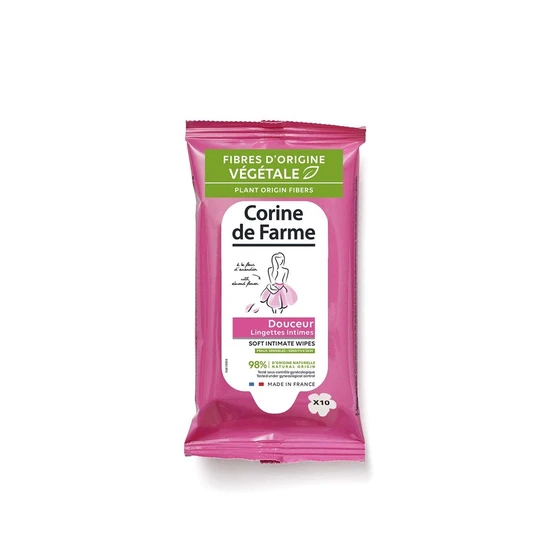 Corine de Farme Soft Intimate Wipes With Almond Flower