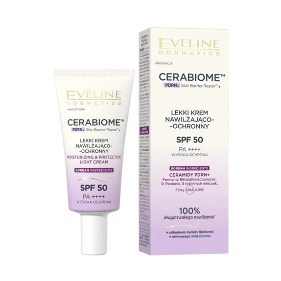 Eveline Cerabiome Moisturising Protective Light Cream SPF 50
