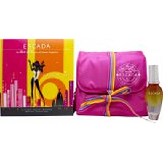 Escada Rockin' Rio Gift Set Eau De Toilette + Beauty Pouch