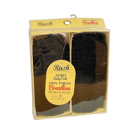 Rush Afro Kinky Bulk Brazilian Human Hair