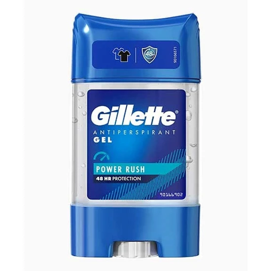 Gillette Power Rush Antiperspirant Gel 48h