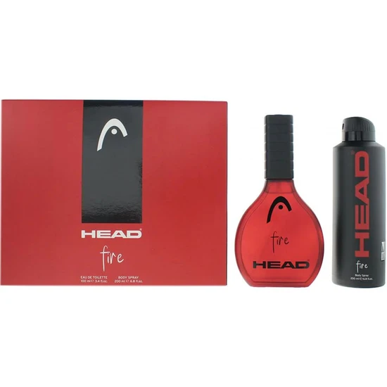 Head Fire Eau De Toilette 100ml + Deodorant Spray 200ml Gift Set