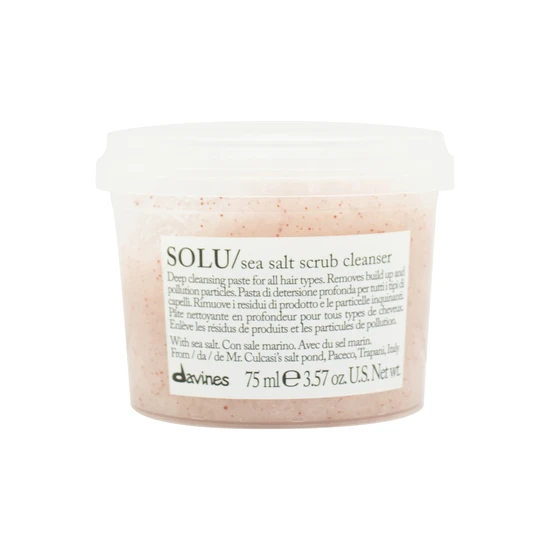 Davines Solu Sea Salt Scrub Cleanser Shampoo