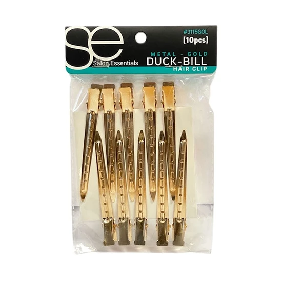 Magic Collection Salon Essentials Metal Gold Duck Bill Hair Clip 3115GOL
