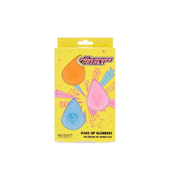 Mad Beauty Powerpuff Girls Super Cute Makeup Blenders Trio
