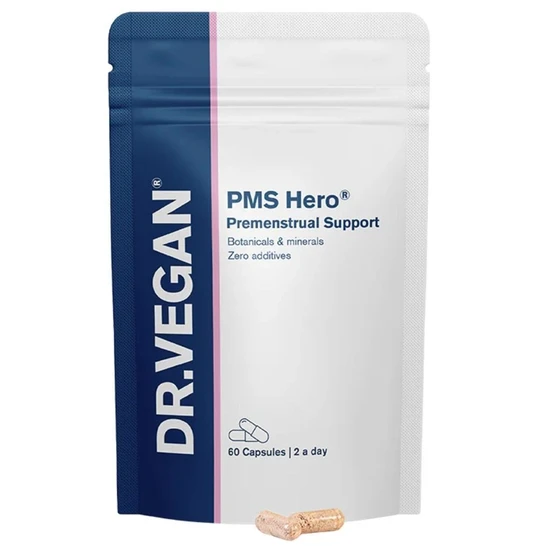 Dr Vegan PMS Hero Premenstrual Support Capsules