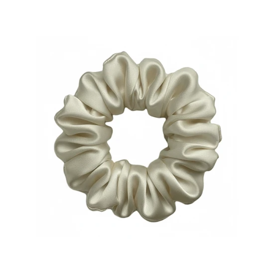 Dream Silk Champagne Silk Scrunchie