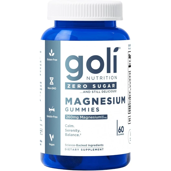 Goli Nutrition Zero Sugar Magnesium Gummies